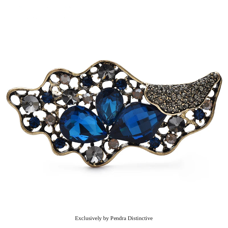 PENDRA Shella Crystal Shell Brooch