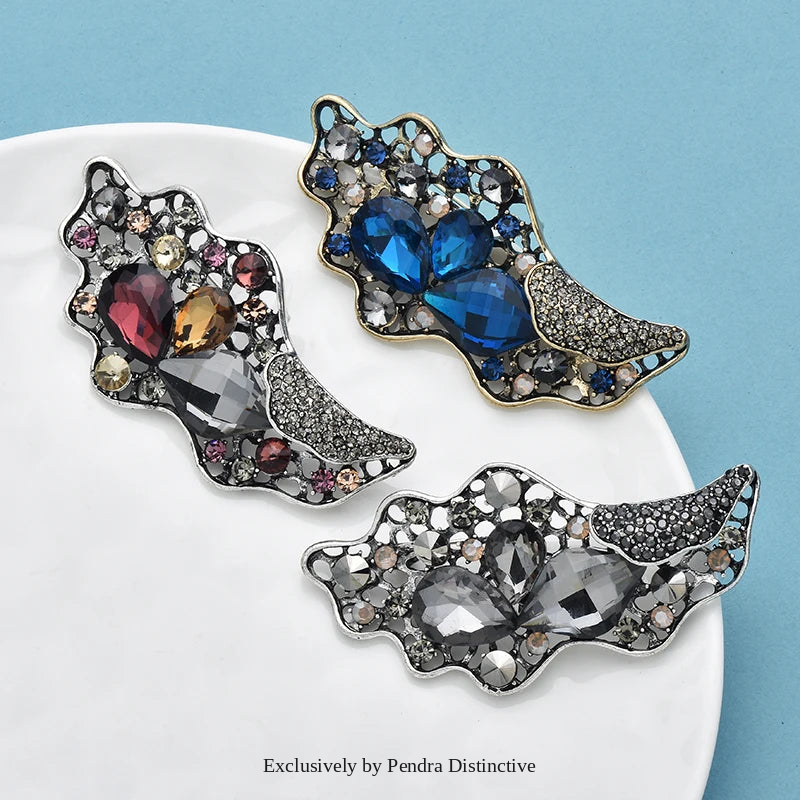 PENDRA Shella Crystal Shell Brooch