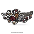 PENDRA Shella Crystal Shell Brooch