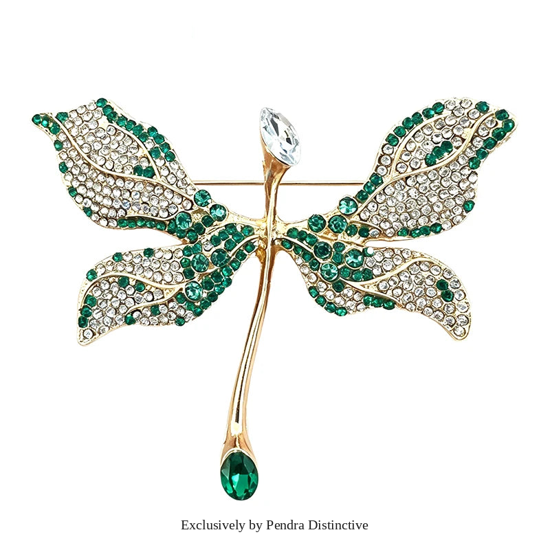 PENDRA Shining Dragonfly Brooch