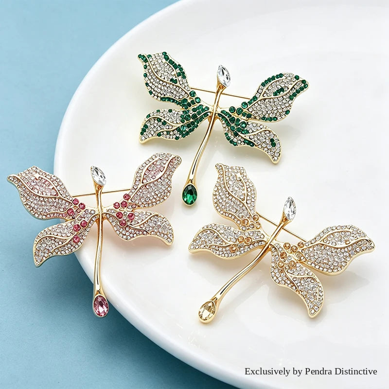PENDRA Shining Dragonfly Brooch