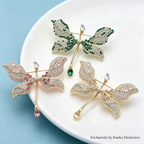 PENDRA Shining Dragonfly Brooch