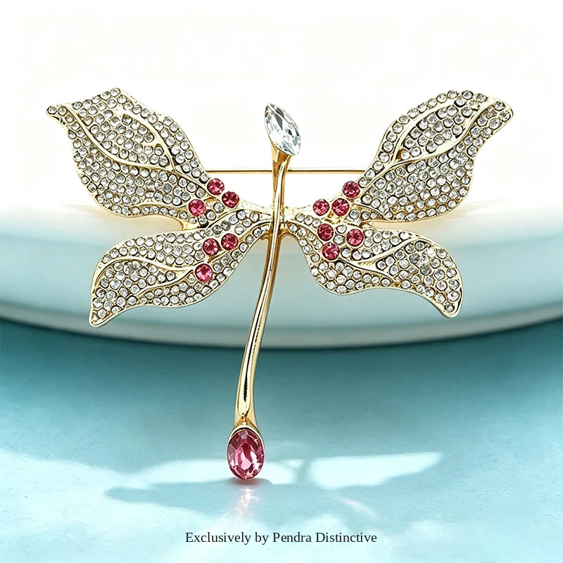 PENDRA Shining Dragonfly Brooch