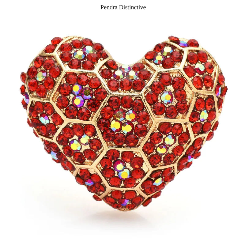 PENDRA Shining Heart Brooch