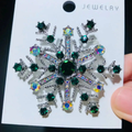 PENDRA Snowelle Blue Snowflake Brooch