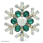 PENDRA Snowelle Handmade Snowflake Brooch