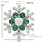 PENDRA Snowelle Handmade Snowflake Brooch