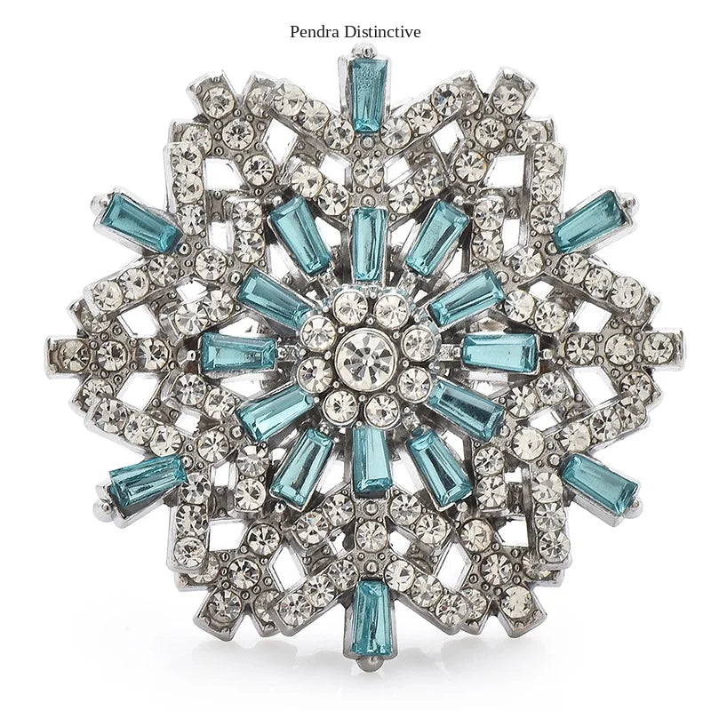 PENDRA Snowelle New Christmas Snowflake Brooch