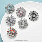 PENDRA Snowelle New Christmas Snowflake Brooch
