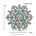 PENDRA Snowelle New Christmas Snowflake Brooch