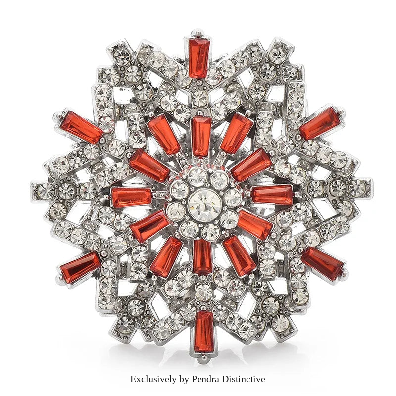 PENDRA Snowelle New Christmas Snowflake Brooch