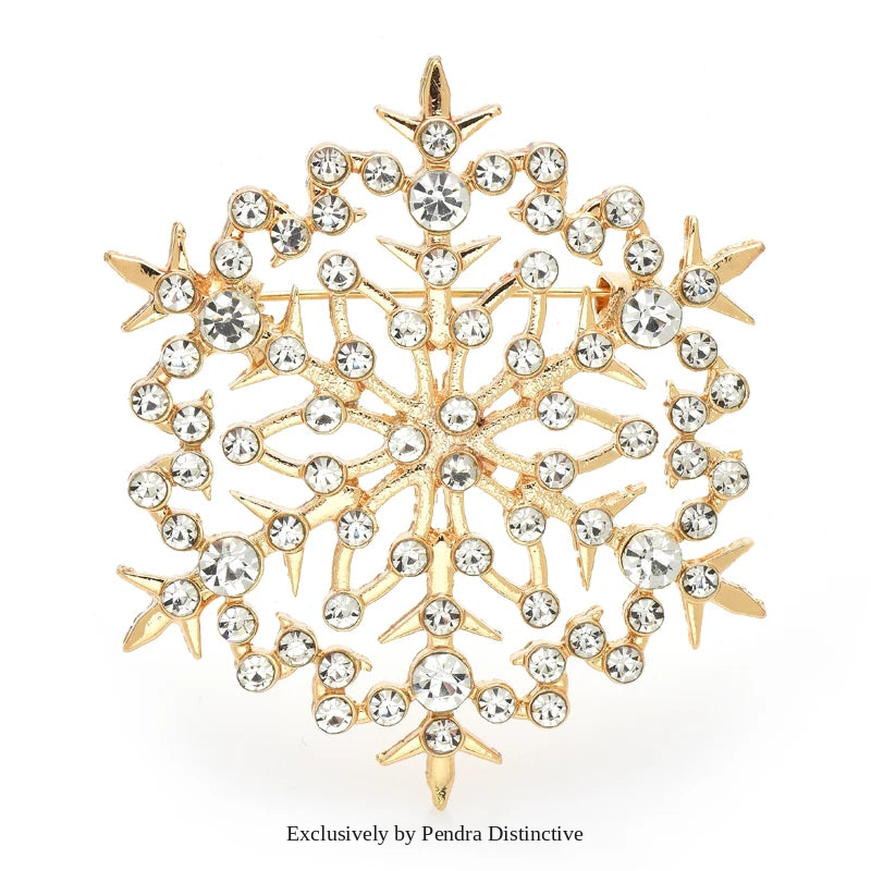 PENDRA Snowelle Snowflake Brooch
