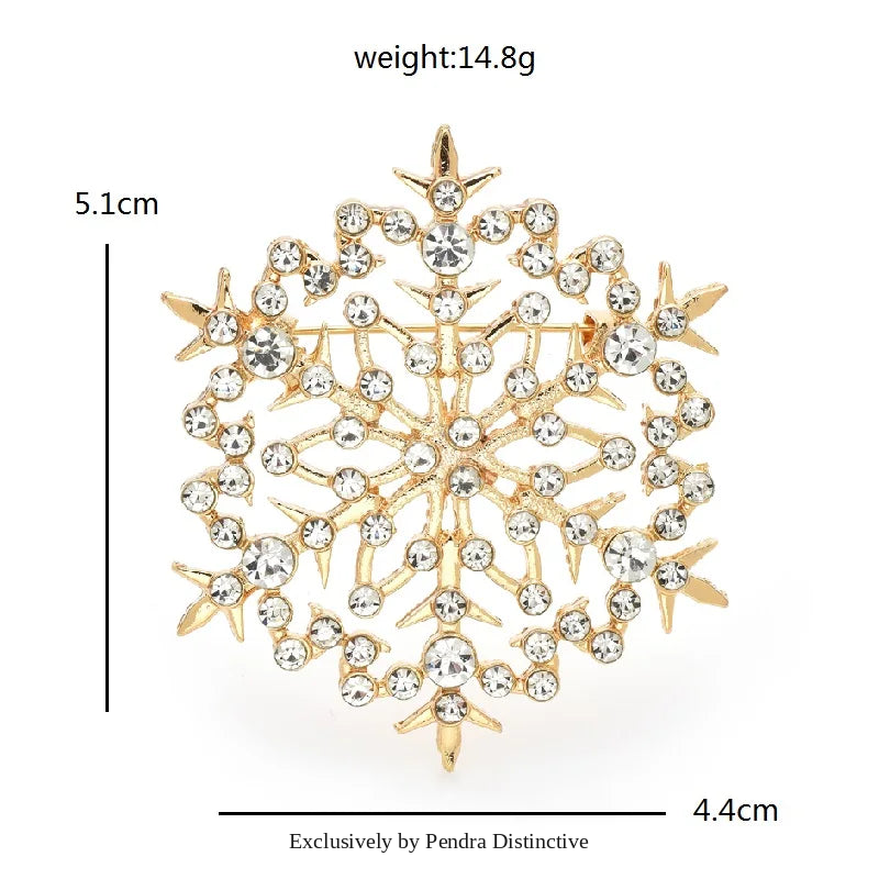 PENDRA Snowelle Snowflake Brooch