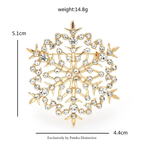 PENDRA Snowelle Snowflake Brooch