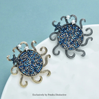 PENDRA Solstice Full-Crystal Sun Brooch