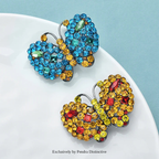 PENDRA Sparkling Butterfly Brooch