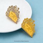 PENDRA Sparkling Face Brooch