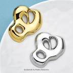PENDRA Stainless Steel Art Cloud Brooch