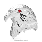 PENDRA Stainless Steel Bald Eagle Brooch