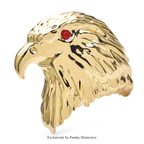 PENDRA Stainless Steel Bald Eagle Brooch