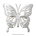 PENDRA Stainless Steel Butterfly Brooch