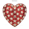 PENDRA Big Stars Heart Brooch