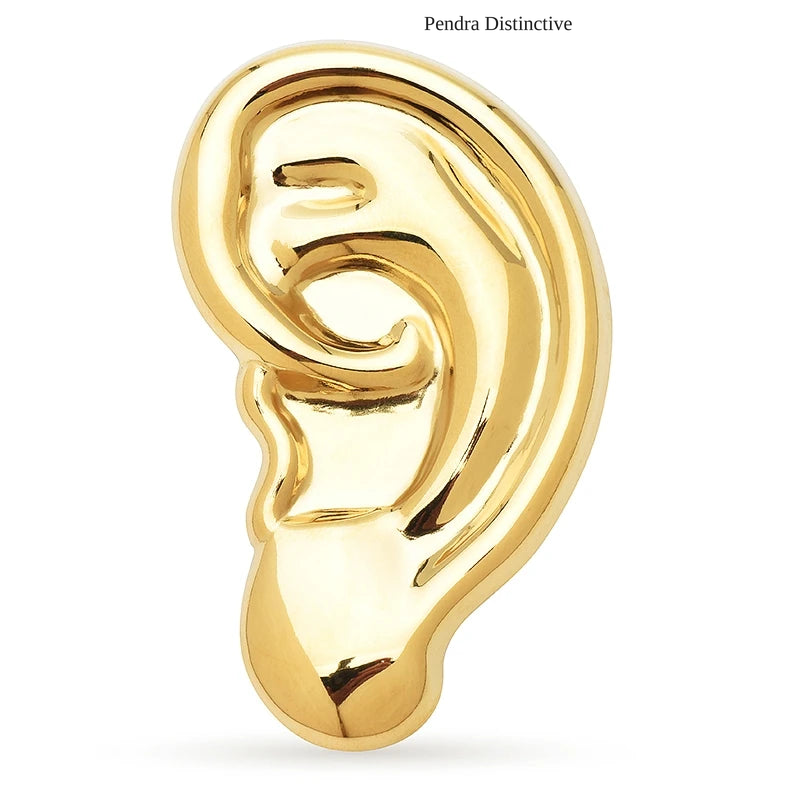 PENDRA Stainless Steel Ear Brooch
