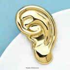 PENDRA Stainless Steel Ear Brooch