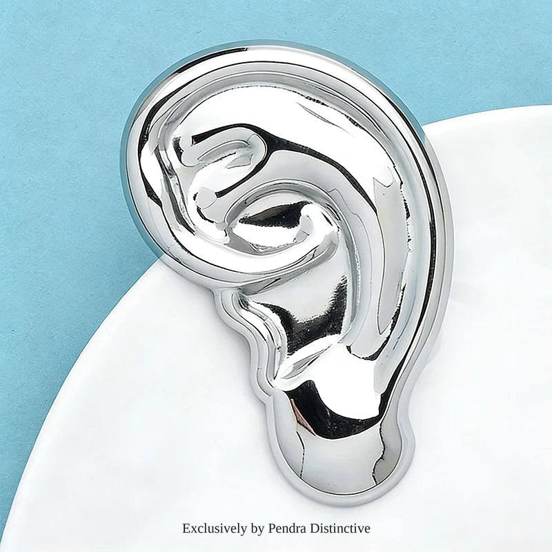PENDRA Stainless Steel Ear Brooch