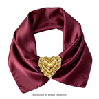 PENDRA Stainless Steel Heart 2-color Brooch