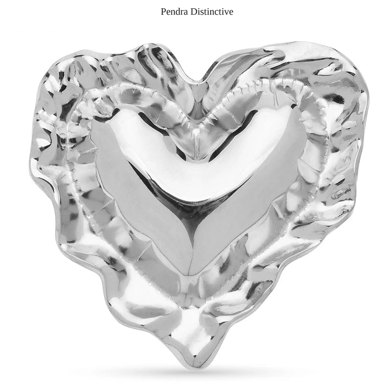 PENDRA Stainless Steel Heart 2-color Brooch
