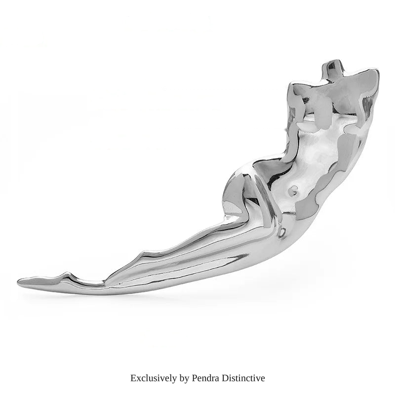 PENDRA Stainless Steel Lady Body Brooch