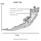 PENDRA Stainless Steel Lady Body Brooch