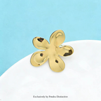 PENDRA Steelbloom 2-Color Stainless Steel Flower Brooch
