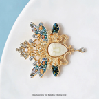 PENDRA Sylphina Retro Forest Elf Face Brooch