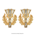 PENDRA Thistelle Retro Thistle Flower Earrings