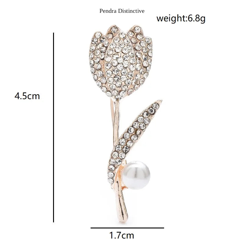 PENDRA Tulippa All-Match Tulip Flower Brooch