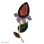 PENDRA Tulippa Classical Crystal Tulip Brooch