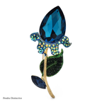 PENDRA Tulippa Classical Crystal Tulip Brooch