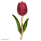 PENDRA Tulippa Enamel Tulip Flower Brooch