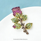 PENDRA Tulippa Shining Tulip Flower Brooch