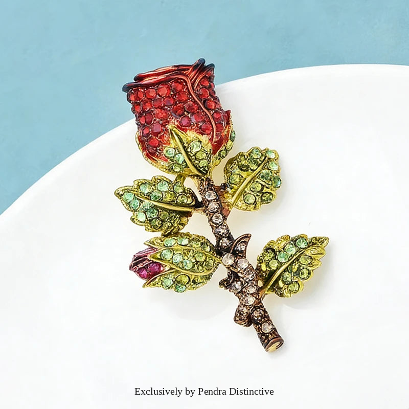 PENDRA Tulippa Shining Tulip Flower Brooch