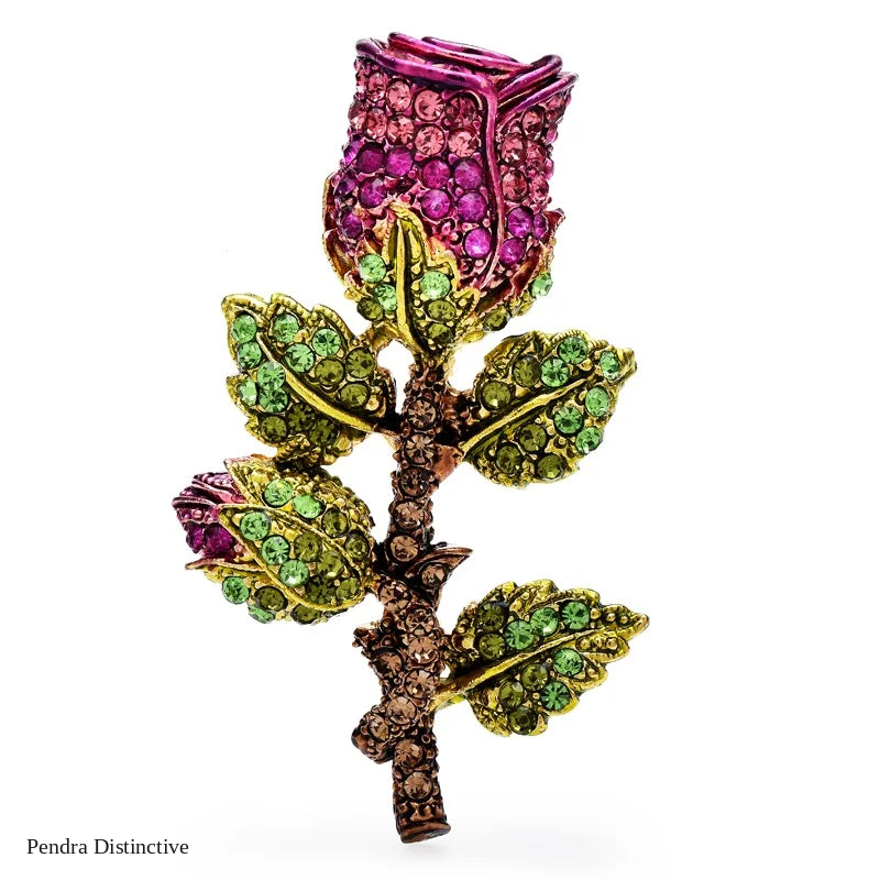 PENDRA Tulippa Shining Tulip Flower Brooch