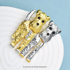 PENDRA Two Dogs Puppy Animal Brooch