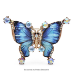 PENDRA Vintage Beautiful Butterfly Brooch