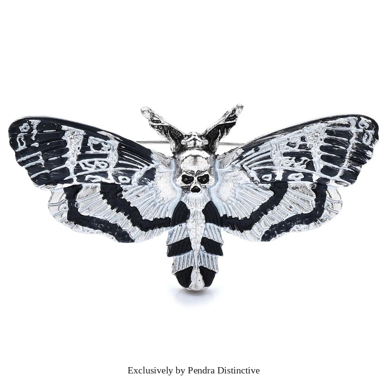 PENDRA Vintage Enamel Butterfly Brooch