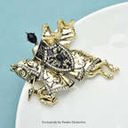 PENDRA Vintage Knight Brooch