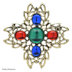 PENDRA Virelle Geometric Brooch