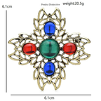 PENDRA Virelle Geometric Brooch