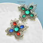 PENDRA Virelle Geometric Brooch